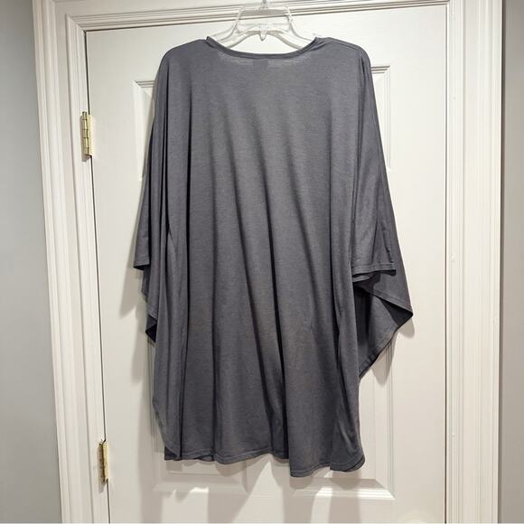 Natori Tunic Shirt Medium Pullover Poncho Style Oversize Lounge Kaftan Top Large - Picture 4 of 9